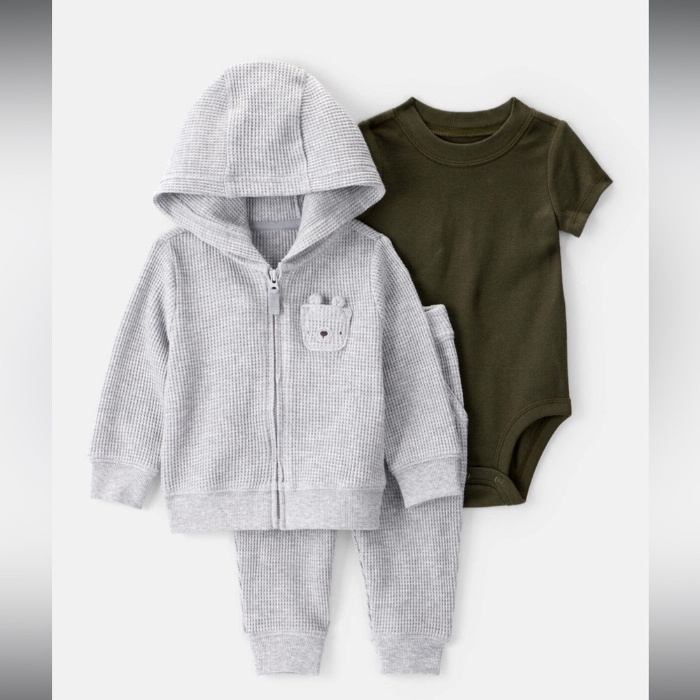 Carters Baby 3-Piece Hoodie Set